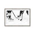 Picture of Hockey Players _GroupedProduct_Rectangle_Landscape_Mini_ _GroupedProduct_Rectangle_Landscape_Framed_Matted_