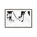Picture of Hockey Players _GroupedProduct_Rectangle_Landscape_Mini_ _GroupedProduct_Rectangle_Landscape_Framed_Matted_
