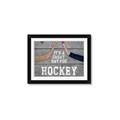 Picture of Great Day for Hockey on Wood _GroupedProduct_Rectangle_Landscape_Mini_ _GroupedProduct_Rectangle_Landscape_Framed_Matted_