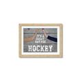 Picture of Great Day for Hockey on Wood _GroupedProduct_Rectangle_Landscape_Mini_ _GroupedProduct_Rectangle_Landscape_Framed_Matted_
