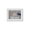 Picture of Great Day for Hockey on Wood _GroupedProduct_Rectangle_Landscape_Mini_ _GroupedProduct_Rectangle_Landscape_Framed_Matted_