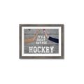 Picture of Great Day for Hockey on Wood _GroupedProduct_Rectangle_Landscape_Mini_ _GroupedProduct_Rectangle_Landscape_Framed_Matted_