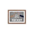 Picture of Great Day for Hockey on Wood _GroupedProduct_Rectangle_Landscape_Mini_ _GroupedProduct_Rectangle_Landscape_Framed_Matted_