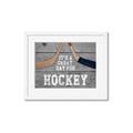 Picture of Great Day for Hockey on Wood _GroupedProduct_Rectangle_Landscape_Mini_ _GroupedProduct_Rectangle_Landscape_Framed_Matted_