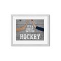 Picture of Great Day for Hockey on Wood _GroupedProduct_Rectangle_Landscape_Mini_ _GroupedProduct_Rectangle_Landscape_Framed_Matted_