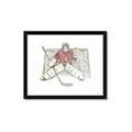 Picture of Goalie in Net _GroupedProduct_Rectangle_Landscape_Mini_ _GroupedProduct_Rectangle_Landscape_Framed_Matted_