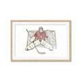 Picture of Goalie in Net _GroupedProduct_Rectangle_Landscape_Mini_ _GroupedProduct_Rectangle_Landscape_Framed_Matted_