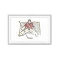Picture of Goalie in Net _GroupedProduct_Rectangle_Landscape_Mini_ _GroupedProduct_Rectangle_Landscape_Framed_Matted_