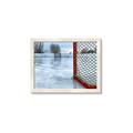 Picture of Red and White Hockey Goal _GroupedProduct_Rectangle_Landscape_Mini_ _GroupedProduct_Rectangle_Landscape_Framed_Matted_
