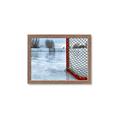 Picture of Red and White Hockey Goal _GroupedProduct_Rectangle_Landscape_Mini_ _GroupedProduct_Rectangle_Landscape_Framed_Matted_