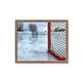 Picture of Red and White Hockey Goal _GroupedProduct_Rectangle_Landscape_Mini_ _GroupedProduct_Rectangle_Landscape_Framed_Matted_