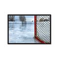 Picture of Red and White Hockey Goal _GroupedProduct_Rectangle_Landscape_Mini_ _GroupedProduct_Rectangle_Landscape_Framed_Matted_