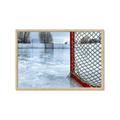 Picture of Red and White Hockey Goal _GroupedProduct_Rectangle_Landscape_Mini_ _GroupedProduct_Rectangle_Landscape_Framed_Matted_