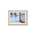 Picture of Red and White Hockey Goal _GroupedProduct_Rectangle_Landscape_Mini_ _GroupedProduct_Rectangle_Landscape_Framed_Matted_