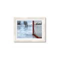Picture of Red and White Hockey Goal _GroupedProduct_Rectangle_Landscape_Mini_ _GroupedProduct_Rectangle_Landscape_Framed_Matted_