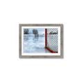 Picture of Red and White Hockey Goal _GroupedProduct_Rectangle_Landscape_Mini_ _GroupedProduct_Rectangle_Landscape_Framed_Matted_