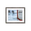 Picture of Red and White Hockey Goal _GroupedProduct_Rectangle_Landscape_Mini_ _GroupedProduct_Rectangle_Landscape_Framed_Matted_