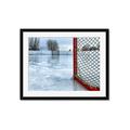Picture of Red and White Hockey Goal _GroupedProduct_Rectangle_Landscape_Mini_ _GroupedProduct_Rectangle_Landscape_Framed_Matted_