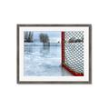 Picture of Red and White Hockey Goal _GroupedProduct_Rectangle_Landscape_Mini_ _GroupedProduct_Rectangle_Landscape_Framed_Matted_