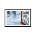 Picture of Red and White Hockey Goal _GroupedProduct_Rectangle_Landscape_Mini_ _GroupedProduct_Rectangle_Landscape_Framed_Matted_