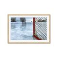 Picture of Red and White Hockey Goal _GroupedProduct_Rectangle_Landscape_Mini_ _GroupedProduct_Rectangle_Landscape_Framed_Matted_