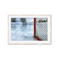 Picture of Red and White Hockey Goal _GroupedProduct_Rectangle_Landscape_Mini_ _GroupedProduct_Rectangle_Landscape_Framed_Matted_