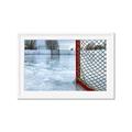 Picture of Red and White Hockey Goal _GroupedProduct_Rectangle_Landscape_Mini_ _GroupedProduct_Rectangle_Landscape_Framed_Matted_