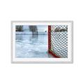 Picture of Red and White Hockey Goal _GroupedProduct_Rectangle_Landscape_Mini_ _GroupedProduct_Rectangle_Landscape_Framed_Matted_