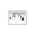 Picture of Kids Playing Hockey Outdoors _GroupedProduct_Rectangle_Landscape_Mini_ _GroupedProduct_Rectangle_Landscape_Framed_Matted_
