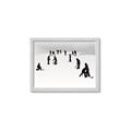 Picture of Kids Playing Hockey Outdoors _GroupedProduct_Rectangle_Landscape_Mini_ _GroupedProduct_Rectangle_Landscape_Framed_Matted_