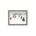 Picture of Kids Playing Hockey Outdoors _GroupedProduct_Rectangle_Landscape_Mini_ _GroupedProduct_Rectangle_Landscape_Framed_Matted_