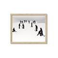Picture of Kids Playing Hockey Outdoors _GroupedProduct_Rectangle_Landscape_Mini_ _GroupedProduct_Rectangle_Landscape_Framed_Matted_