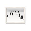 Picture of Kids Playing Hockey Outdoors _GroupedProduct_Rectangle_Landscape_Mini_ _GroupedProduct_Rectangle_Landscape_Framed_Matted_