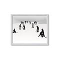 Picture of Kids Playing Hockey Outdoors _GroupedProduct_Rectangle_Landscape_Mini_ _GroupedProduct_Rectangle_Landscape_Framed_Matted_