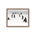 Picture of Kids Playing Hockey Outdoors _GroupedProduct_Rectangle_Landscape_Mini_ _GroupedProduct_Rectangle_Landscape_Framed_Matted_