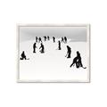 Picture of Kids Playing Hockey Outdoors _GroupedProduct_Rectangle_Landscape_Mini_ _GroupedProduct_Rectangle_Landscape_Framed_Matted_