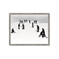 Picture of Kids Playing Hockey Outdoors _GroupedProduct_Rectangle_Landscape_Mini_ _GroupedProduct_Rectangle_Landscape_Framed_Matted_