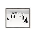 Picture of Kids Playing Hockey Outdoors _GroupedProduct_Rectangle_Landscape_Mini_ _GroupedProduct_Rectangle_Landscape_Framed_Matted_