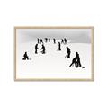 Picture of Kids Playing Hockey Outdoors _GroupedProduct_Rectangle_Landscape_Mini_ _GroupedProduct_Rectangle_Landscape_Framed_Matted_