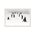 Picture of Kids Playing Hockey Outdoors _GroupedProduct_Rectangle_Landscape_Mini_ _GroupedProduct_Rectangle_Landscape_Framed_Matted_
