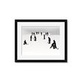 Picture of Kids Playing Hockey Outdoors _GroupedProduct_Rectangle_Landscape_Mini_ _GroupedProduct_Rectangle_Landscape_Framed_Matted_