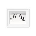 Picture of Kids Playing Hockey Outdoors _GroupedProduct_Rectangle_Landscape_Mini_ _GroupedProduct_Rectangle_Landscape_Framed_Matted_