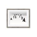 Picture of Kids Playing Hockey Outdoors _GroupedProduct_Rectangle_Landscape_Mini_ _GroupedProduct_Rectangle_Landscape_Framed_Matted_