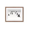 Picture of Kids Playing Hockey Outdoors _GroupedProduct_Rectangle_Landscape_Mini_ _GroupedProduct_Rectangle_Landscape_Framed_Matted_
