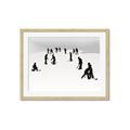 Picture of Kids Playing Hockey Outdoors _GroupedProduct_Rectangle_Landscape_Mini_ _GroupedProduct_Rectangle_Landscape_Framed_Matted_