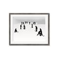 Picture of Kids Playing Hockey Outdoors _GroupedProduct_Rectangle_Landscape_Mini_ _GroupedProduct_Rectangle_Landscape_Framed_Matted_