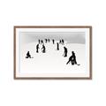 Picture of Kids Playing Hockey Outdoors _GroupedProduct_Rectangle_Landscape_Mini_ _GroupedProduct_Rectangle_Landscape_Framed_Matted_