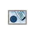 Picture of Hockey Stick and Puck _GroupedProduct_Rectangle_Landscape_Mini_ _GroupedProduct_Rectangle_Landscape_Framed_Matted_