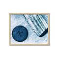 Picture of Hockey Stick and Puck _GroupedProduct_Rectangle_Landscape_Mini_ _GroupedProduct_Rectangle_Landscape_Framed_Matted_