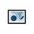 Picture of Hockey Stick and Puck _GroupedProduct_Rectangle_Landscape_Mini_ _GroupedProduct_Rectangle_Landscape_Framed_Matted_